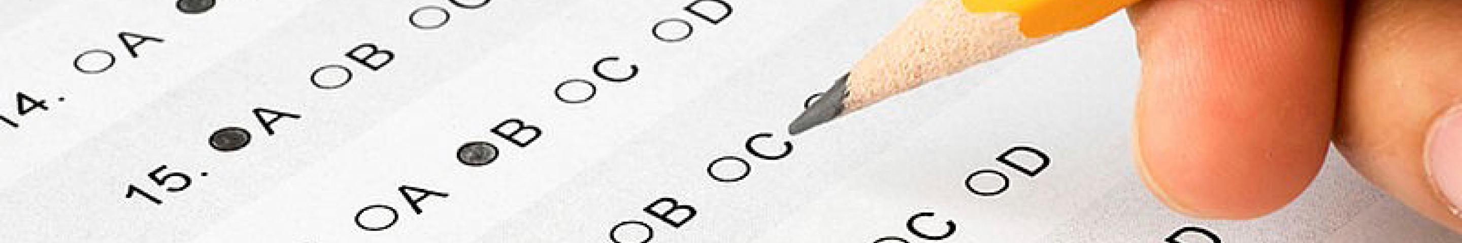 Exam Bubble Sheet
